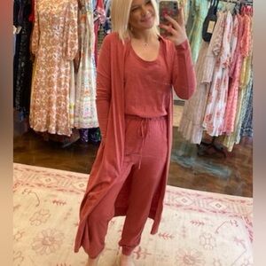 Three Bird Nest Terracotta Joggers